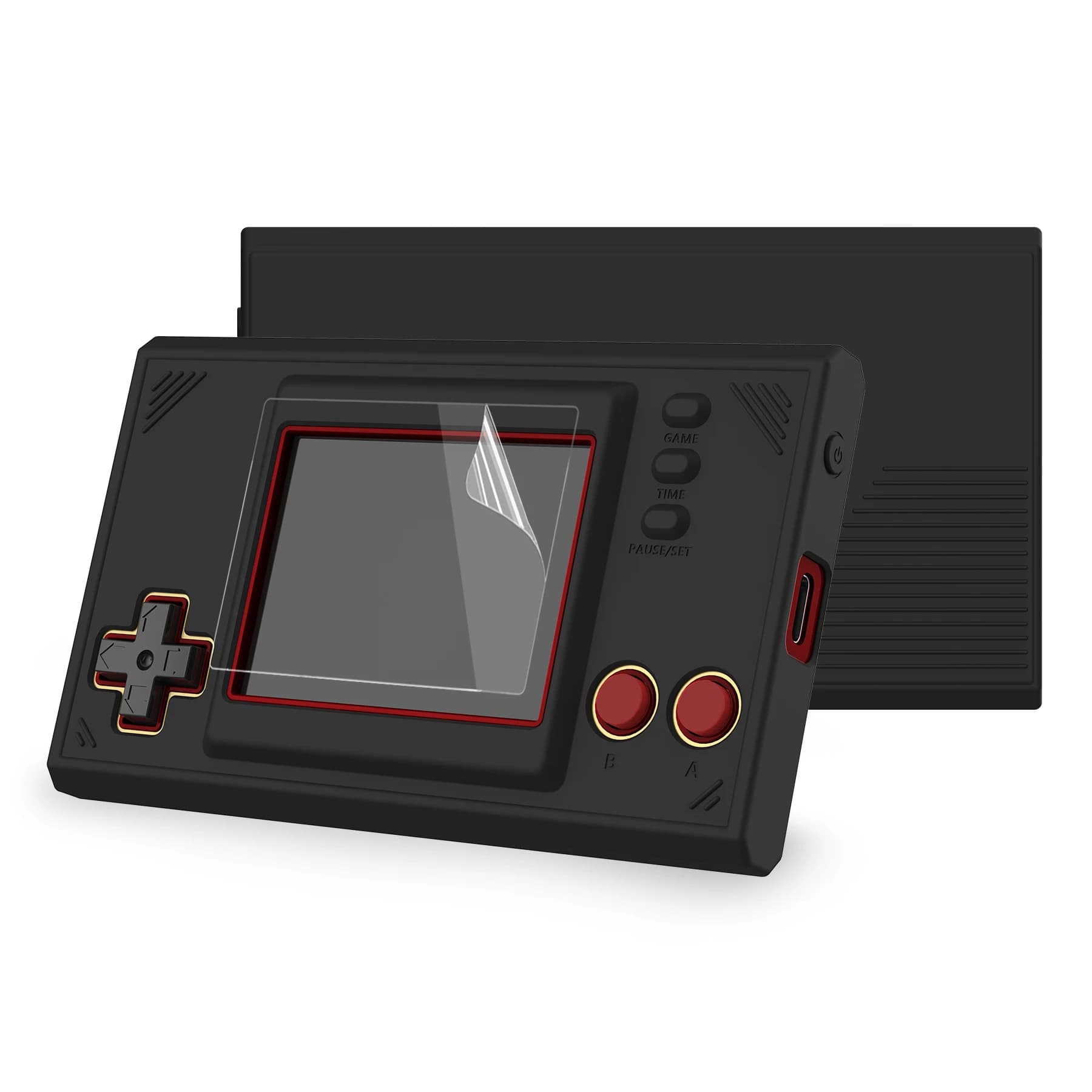 PlayVital Housse de protection en silicone avec 2 protecteurs d'écran pour Nintendo Game & Watch : Super Mario Bros