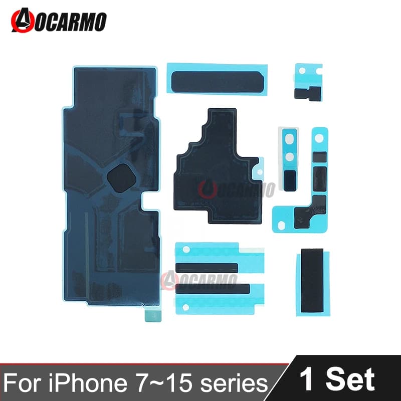 Autocollant dissipateur thermique pour carte mère iPhone 7 Plus 8 X XS 11 11Pro 12 13 14 14P 15 16 Pro Max Mini