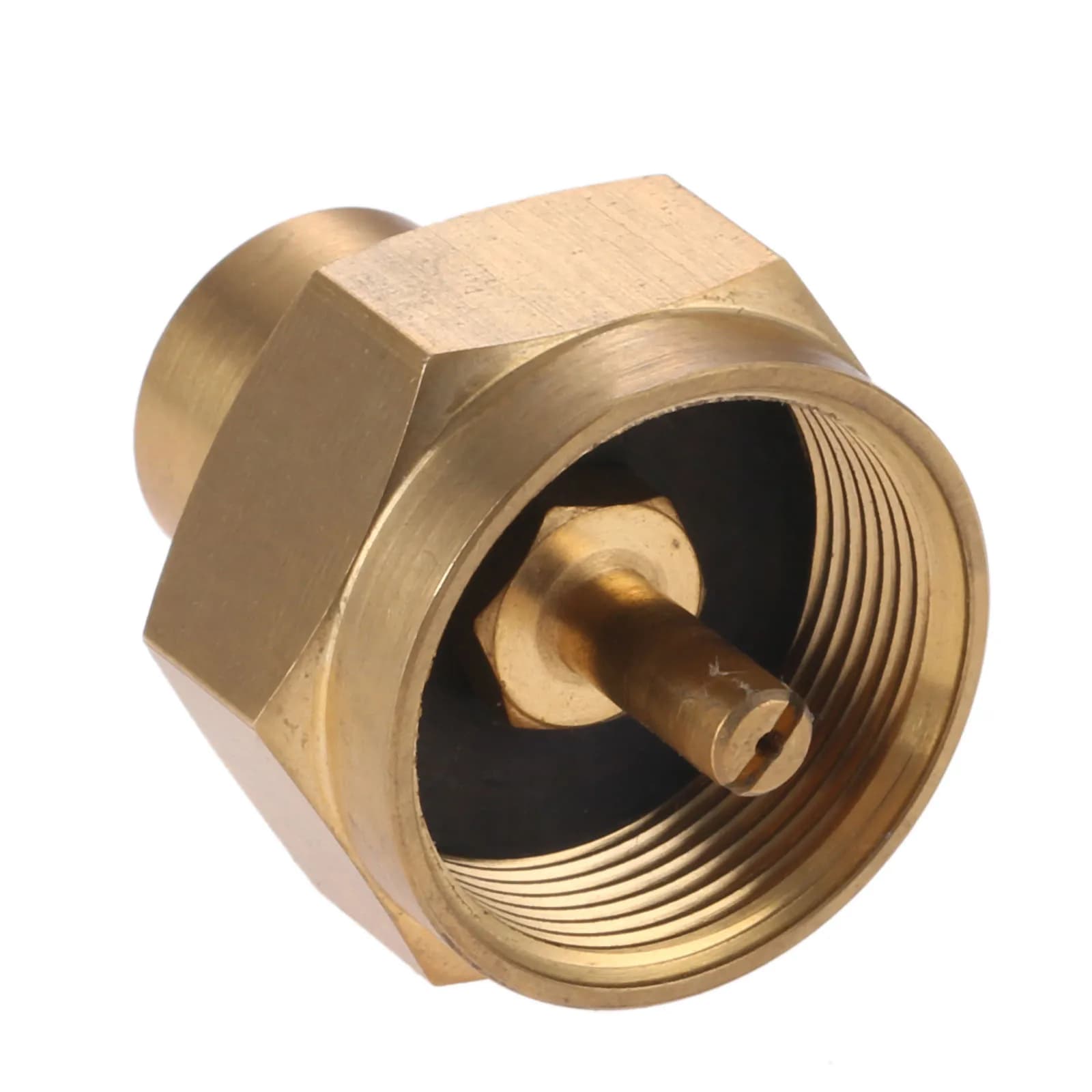 Adaptateur de recharge de bouteille de gaz au Propane 1lb avec filetage 1/4 NPT, pour gril 1 "x20 femelle, filetage de cylindre jetable à 1/4" NPT femelle
