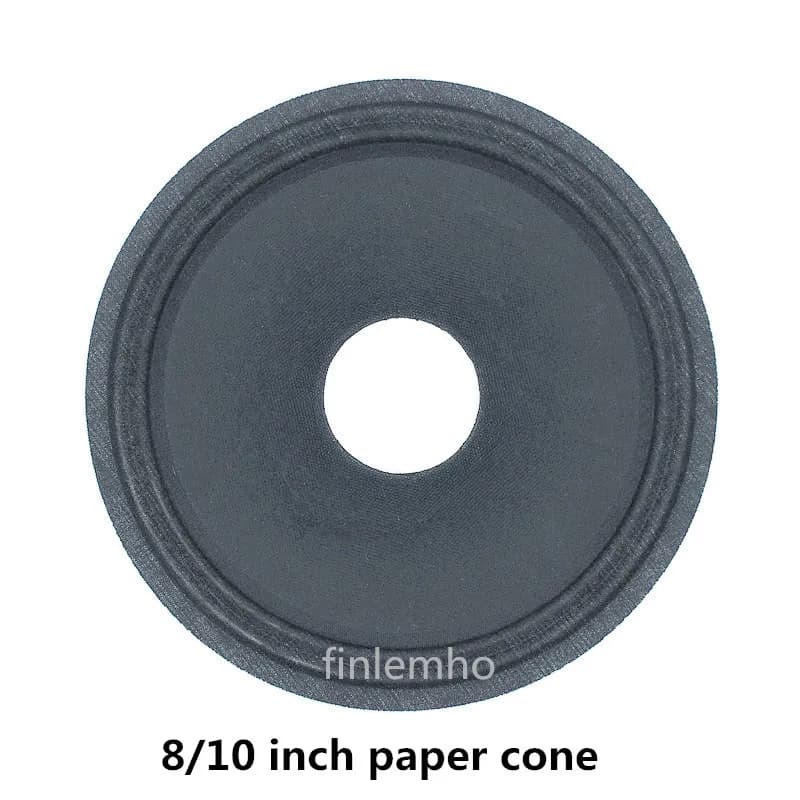 Cône de papier pour haut-parleur Woofer, 8/10 pouces, Kit de réparation Surround en Double tissu, pâte molle pour Home cinéma Studio, système de bricolage, 1 pièce