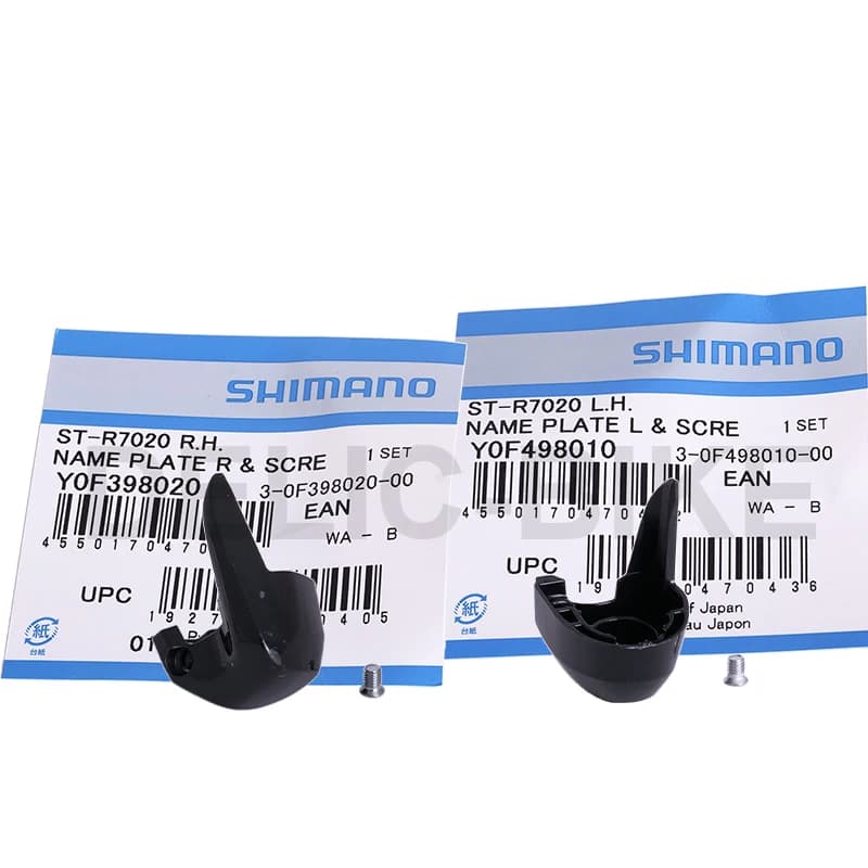 Shimano 105 R7020 R7120 vis de fixation de boulons de plaque nominative Y0F 398020 Y0F 498010 Pièces d'origine gauche/droite