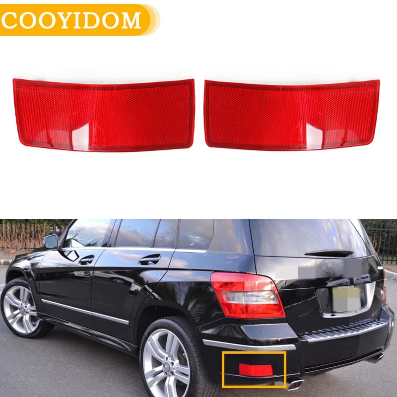 Garniture de réflecteur de pare-chocs arrière, lampe à iode, Mercedes-Benz Classe GLK, W204, X204, GLK250, GLK300, GLK350, 2048200274, 2048200174