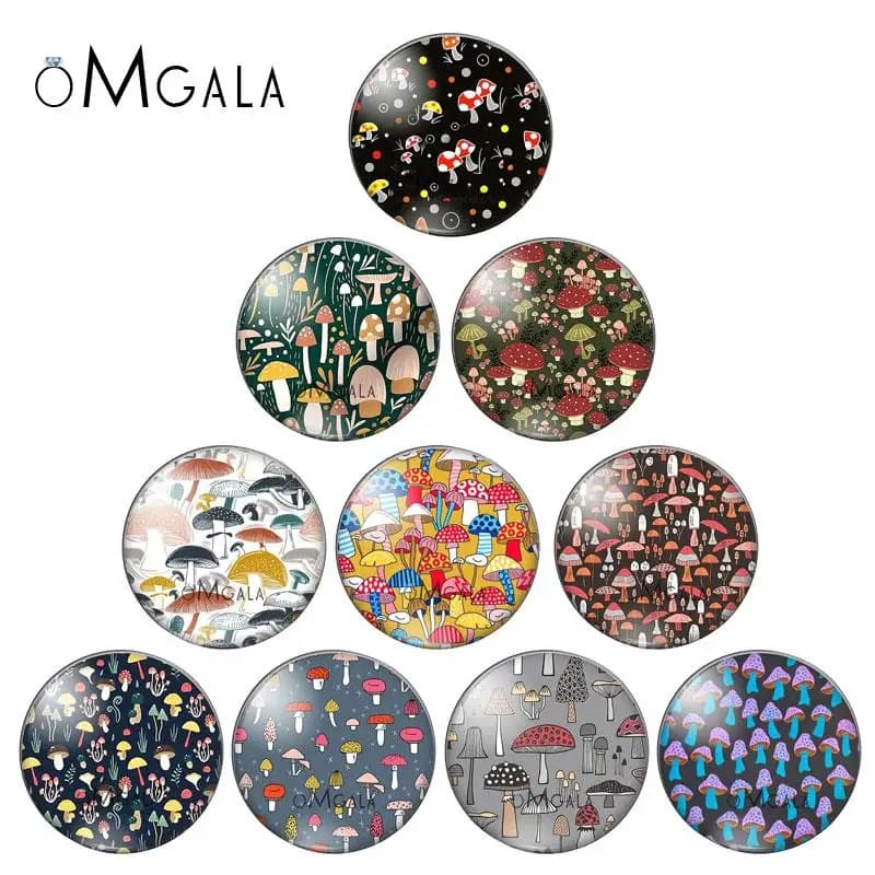 Cabochon rond en verre à dos plat, beaux motifs de fond de pièce plus lente, démonstration, résultats exécutifs, 10 pièces, 12mm, 14mm, 16mm, 18mm, 20mm, 25mm