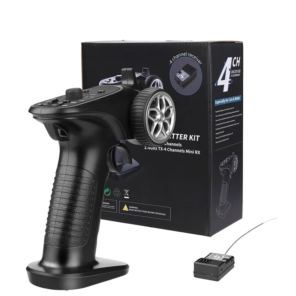 GA-4H-TX Ttage 2.4GHz 4CH Radio Système Émetteur Contrôleur Télécommande/Récepteur Pour RC Voiture Bateau PK TG3 FS-GT3B
