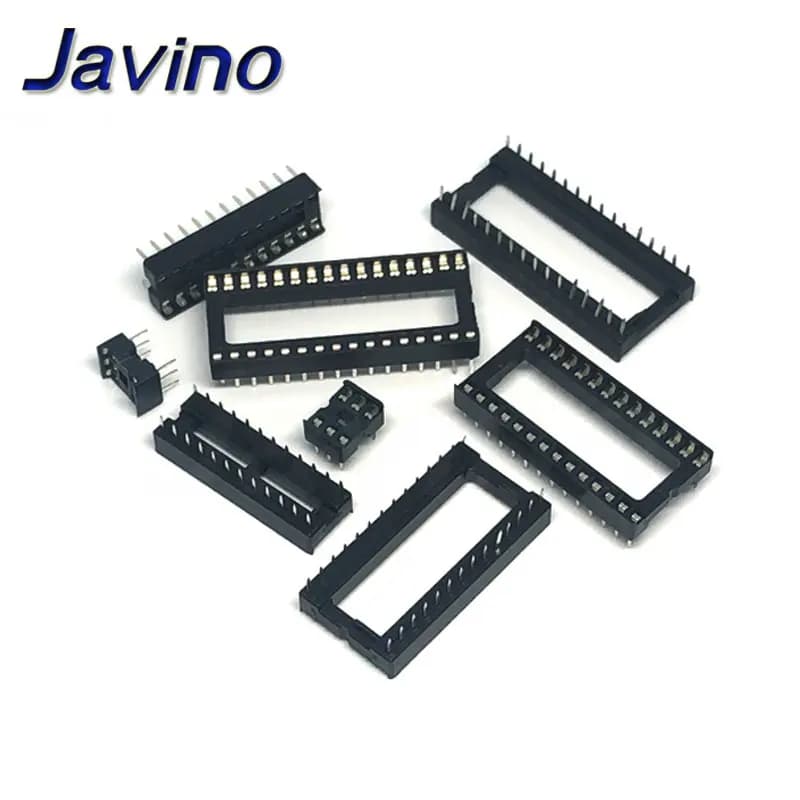 10 pièces prises IC DIP6 DIP8 DIP14 DIP16 DIP18 DIP20 DIP28 DIP40 broches connecteur DIP prise 6 8 14 16 18 20 24 28 40 broches