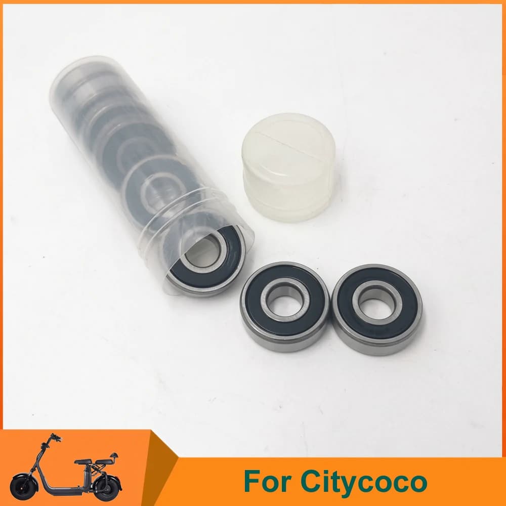 Citycoco roulement de roue avant couvercle en caoutchouc Double face 6201 roulements pour Scooter électrique pièces Halei chinoises