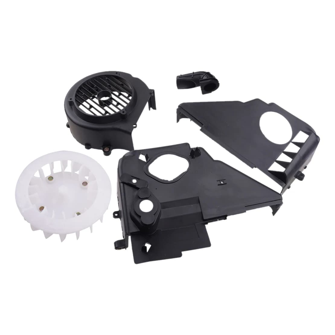 Coque de refroidissement d'air complète avec couvercle de ventilateur, pour moto, BMS Jonway 150, réservoir rétro Kymco agilitiy125 Taotao 150 4 temps Znen