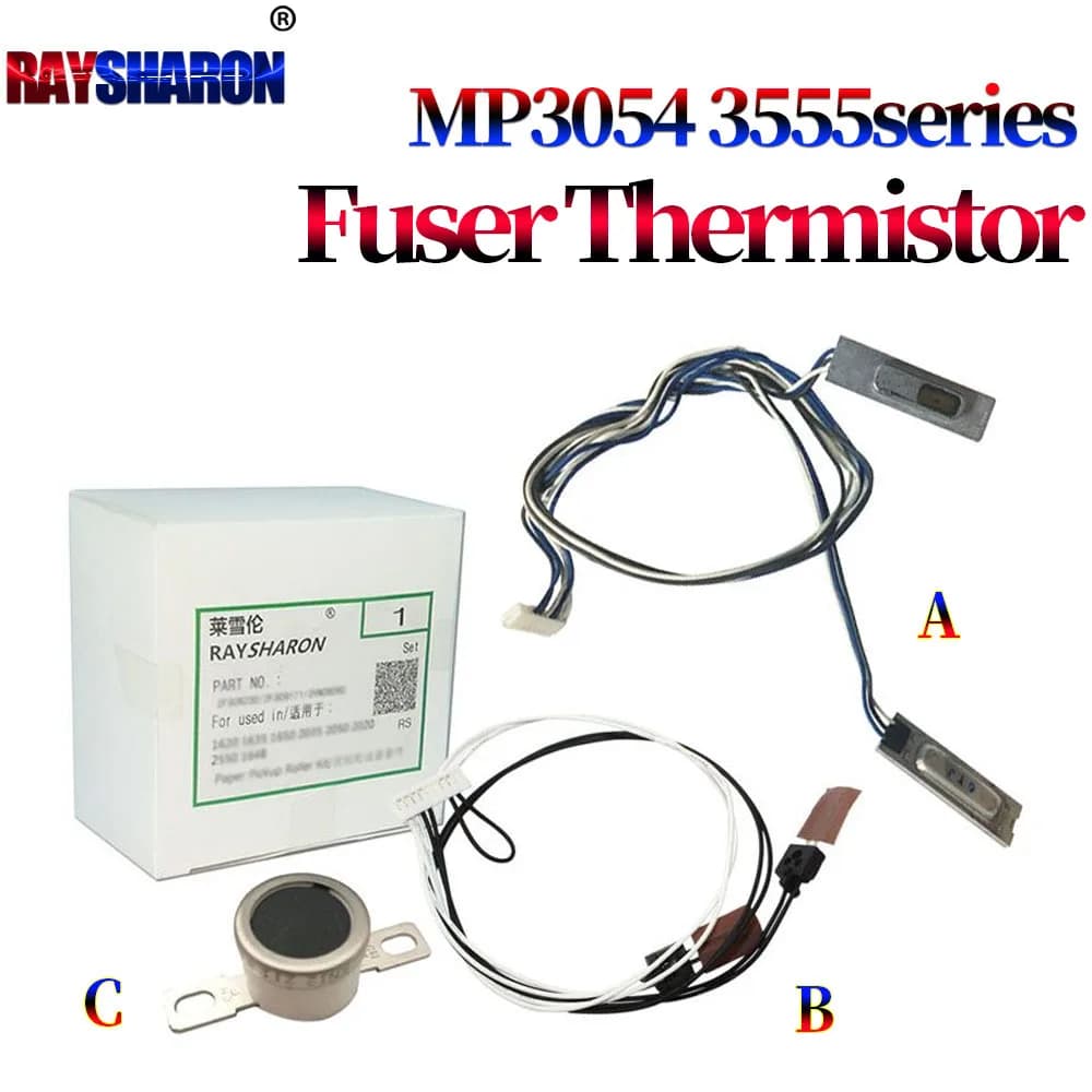 Thermostat/thermistance de fusion pour utilisation dans Ricoh MP 2054 2554 3554 3054 5054 4054 6054 2555 3055 3555 4055 5055 6055 AW10-0171