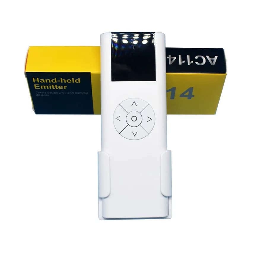 Télécommande sans fil RF433 à canal unique pour rideau électrique, pièce de rechange pour écran de projection motorisé A-OK Motor