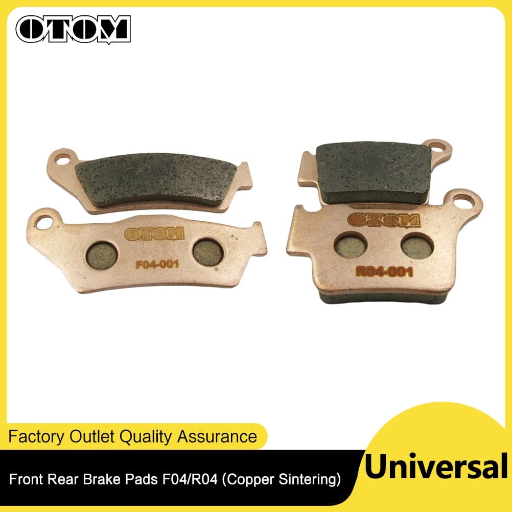 OTOM-Plaquettes de frein avant et arrière pour moto, disques de frein fritté en cuivre pour motocross KTM, SX, SXF, XC, XCW, EXC, MXC, HUSQVARNA, David, FE, TC, TE