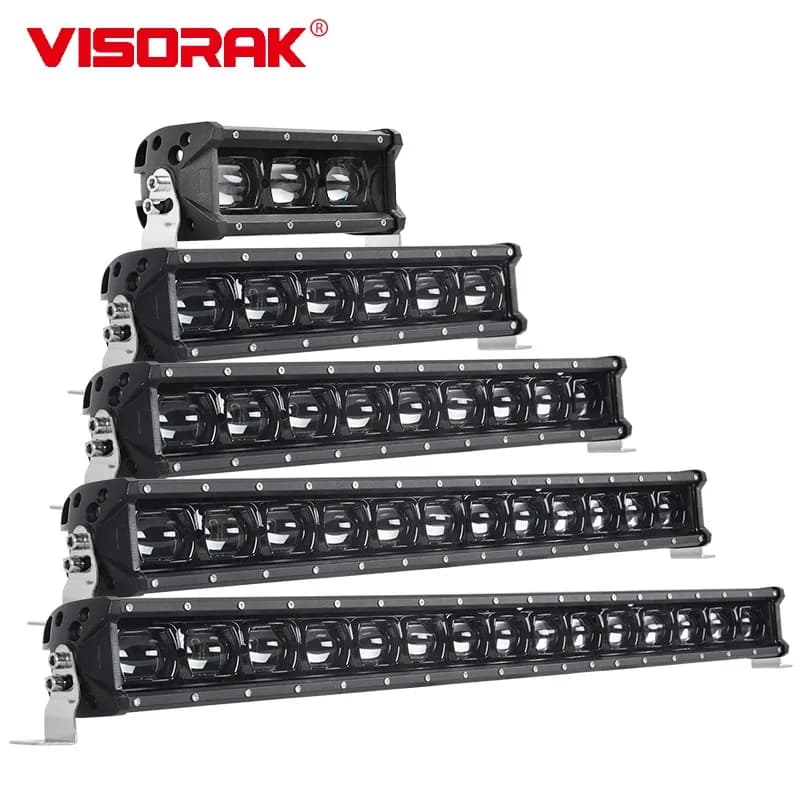 Barre de lumière de travail LED à faisceau large 9D, pour tout-terrain 4x4, pare-chocs, projecteur LED de conduite, SUV, voiture, camion, VTT, lampe de travail LED pour toit