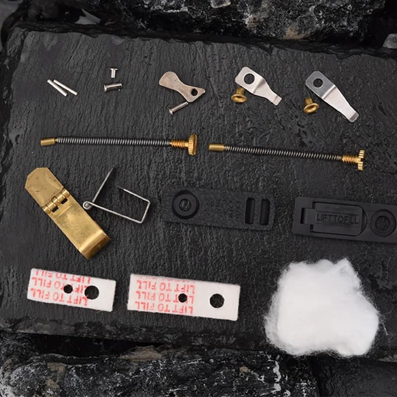 Gamme complète de pièces de rechange internes pour briquet à gaz Zippo – Service de réparation, amélioration et accessoires internes DIY
