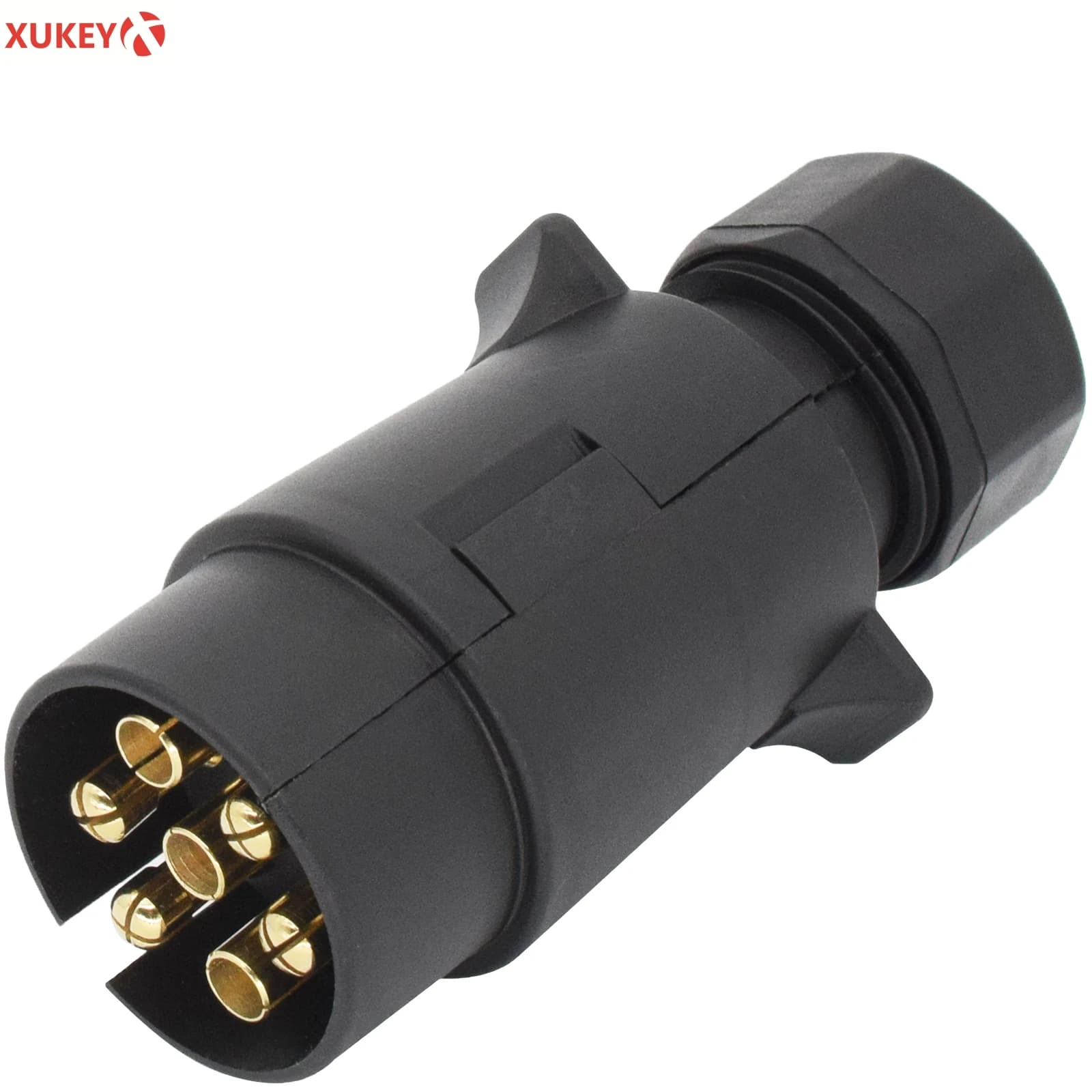 Adaptateur de connecteur de câblage de remorque électrique, 7 broches 12V, pour caravane, bateau, boîte à chevaux, lumières, prise, accessoires de voiture