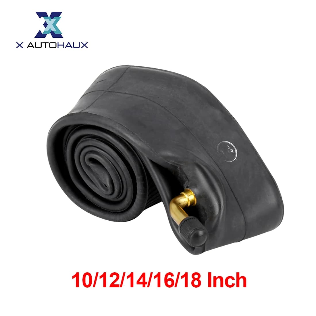 X Autohaux chambre à air de vélo 10/12/14/16/18 pouces pliée US Valve pneu de vélo 2.125/2.5 largeur cyclisme Tube en caoutchouc pour vélo