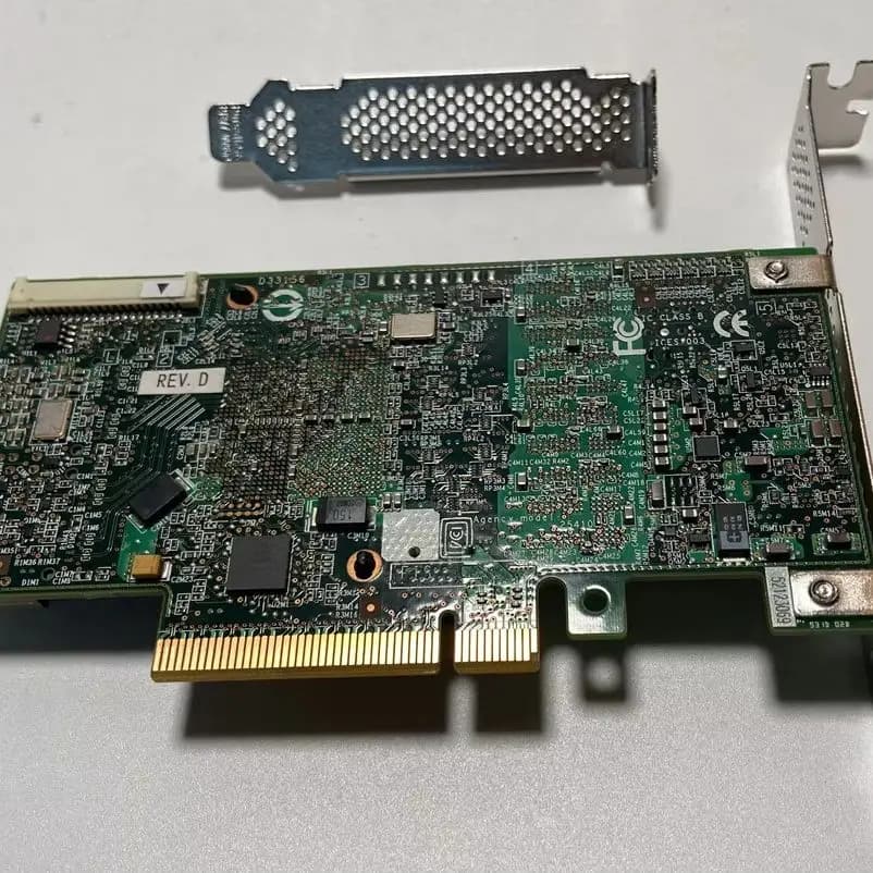 Carte contrôleur principale LSI 9272-8i 2208 PCIEx8 6 Gbps 512 Mo, prise en charge + câbles SATA 7 broches (4) vers SFF-8087