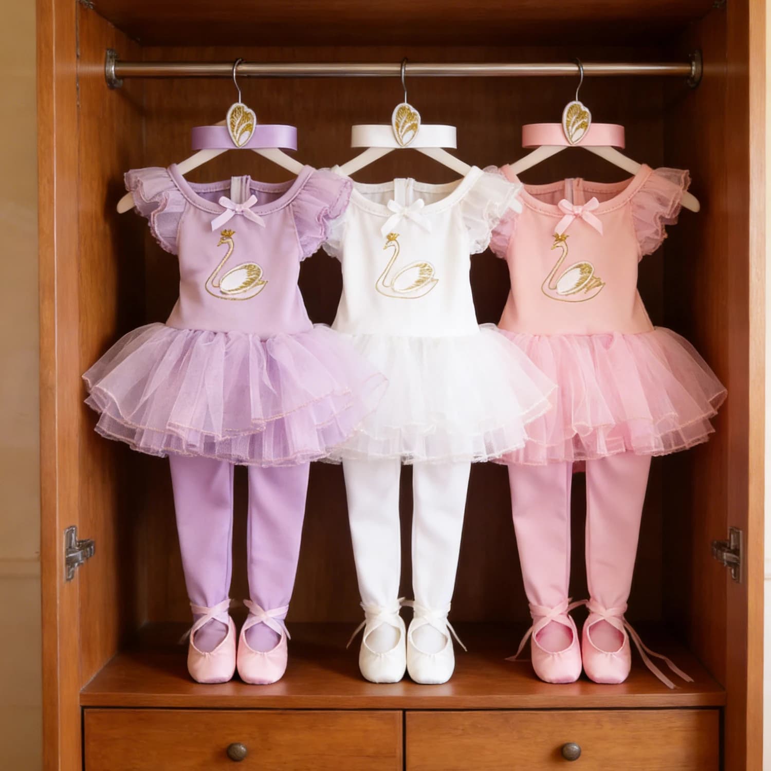 Vêtements riches de Ballet pour poupées américaines de 14 et 18 pouces, tenue de Ballet en forme de cygne, 43cm, nouveau Design, à la mode