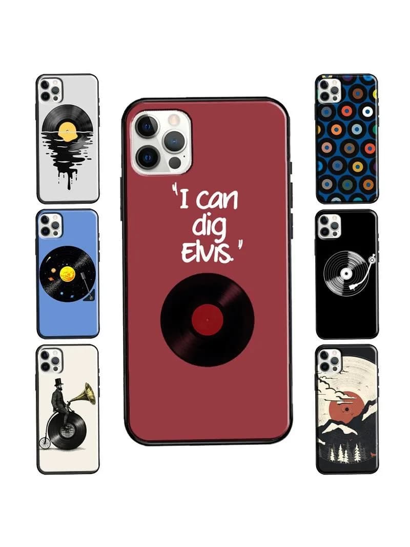 Coque en vinyle pour iPhone, compatible modèles 6, 11 Pro Max, XS, X, XR, 7, 8 Plus, SE, 2020