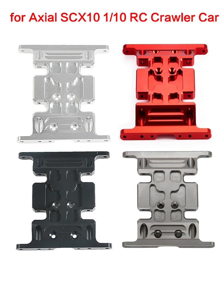 AXSPEED-Plaque de transmission centrale en aluminium pour Axial SCX10 1/10 RC inoler, pièces de mise à niveau de voiture et de camion