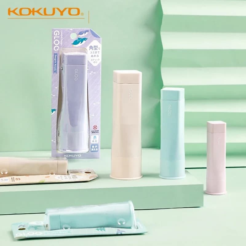 KOKUbalance-Bâtons de colle carrés Kawaii Gprodiro, 3 TANS M L, outils de bricolage, haute viscosité, fournitures de bureau faites à la main pour étudiants
