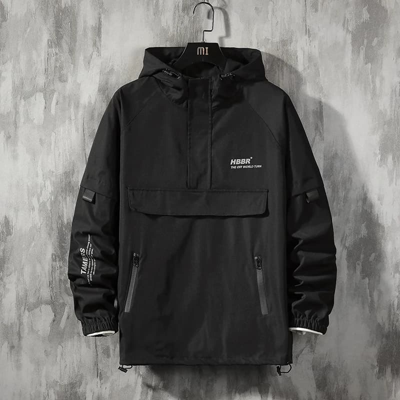 2025 hommes Streetwear vestes et manteaux Hip Hop Harajuku hommes coupe-vent pardessus vêtements pour hommes