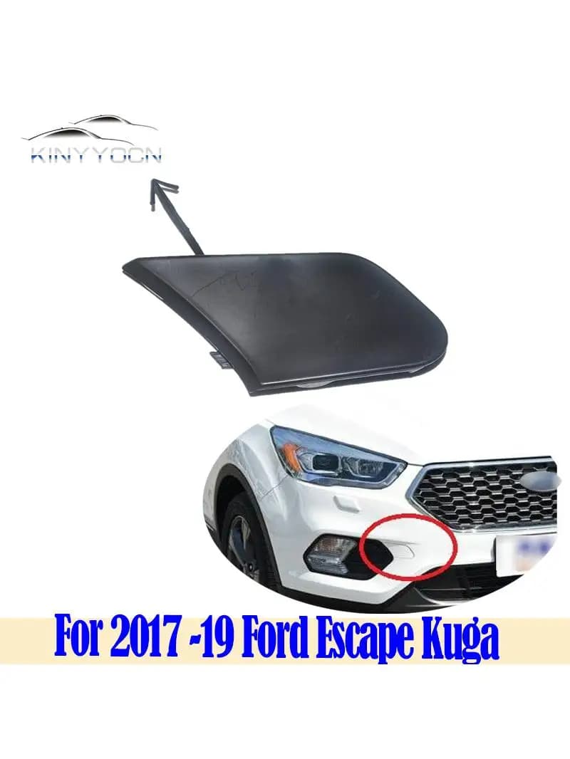 Pour Ford Escape Kuga EcoSport 2017-19 Cache-prise de remorquage de pare-chocs Cache-crochet de remorquage de pare-chocs