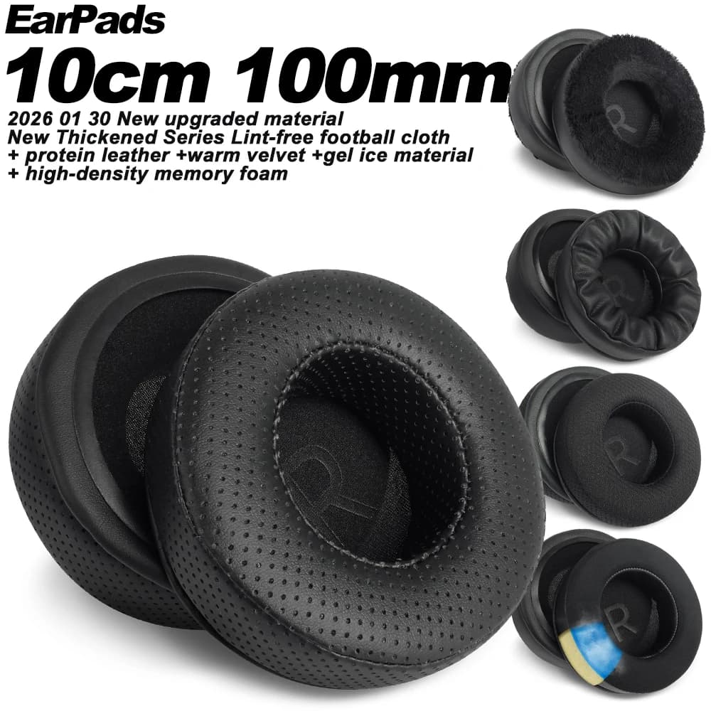 Coussinets d'oreille de remplacement épaissis 10CM100mm pour OneOdio STUDIO AKG K270 K240 Pioneer XIBERIA V10 Grado SR60 Sony MDR-XD1
