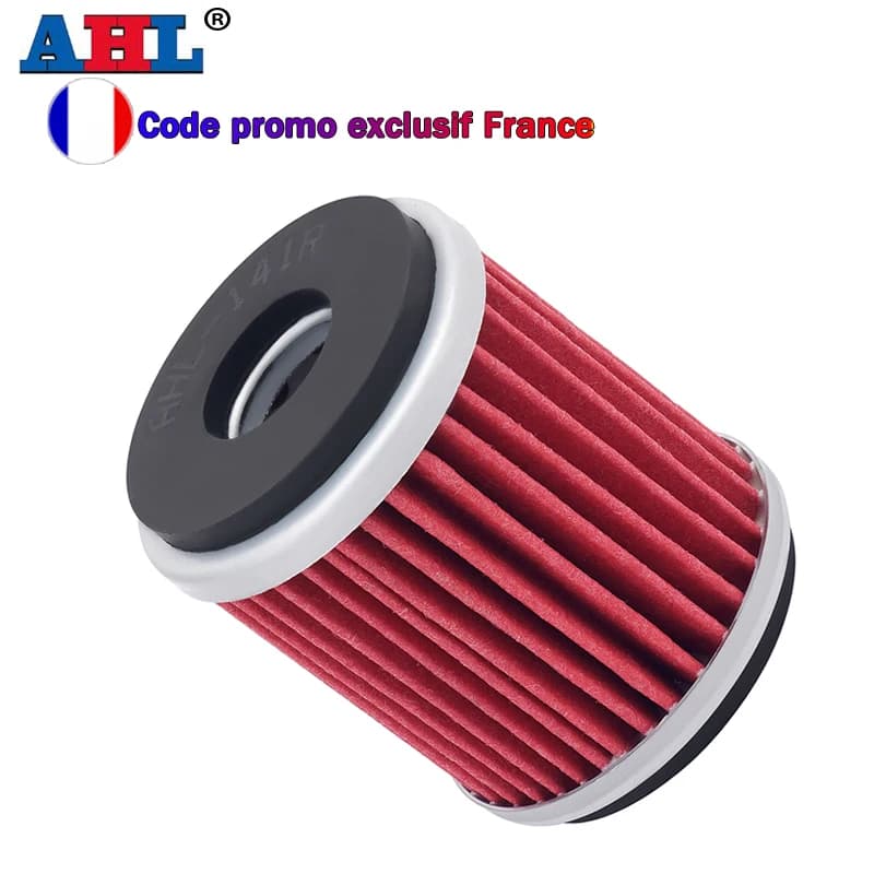 AHL filtre à huile pour Yamaha MT125 YZF R125 VP125 YP125 Xmax 125 XG250 XT250 YBR250 CZD300 T110 Crypton YZ250F YZ450F YFZ 450