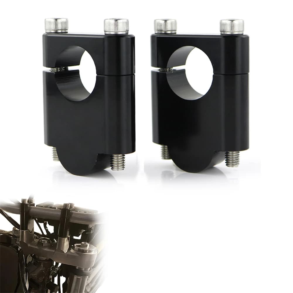 Pour Yamaha FZ1 FZ6 FZ16 FZ8 Fazer MT-25 MT-03 XJ 6 TDM 850 900 WR400F 22mm 7/8 "Guidon Riser Mount Guidon Risers Pinces