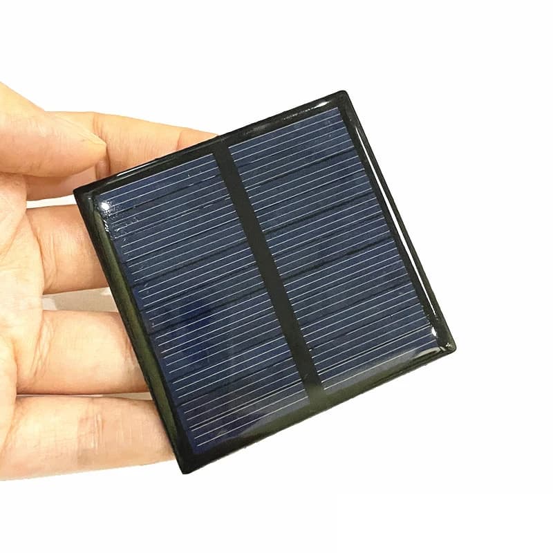Mini panneau solaire en silicium polycristallin en gros 5.5V 80MA pour la charge de la carte d'alimentation de batterie mobile 3.7V