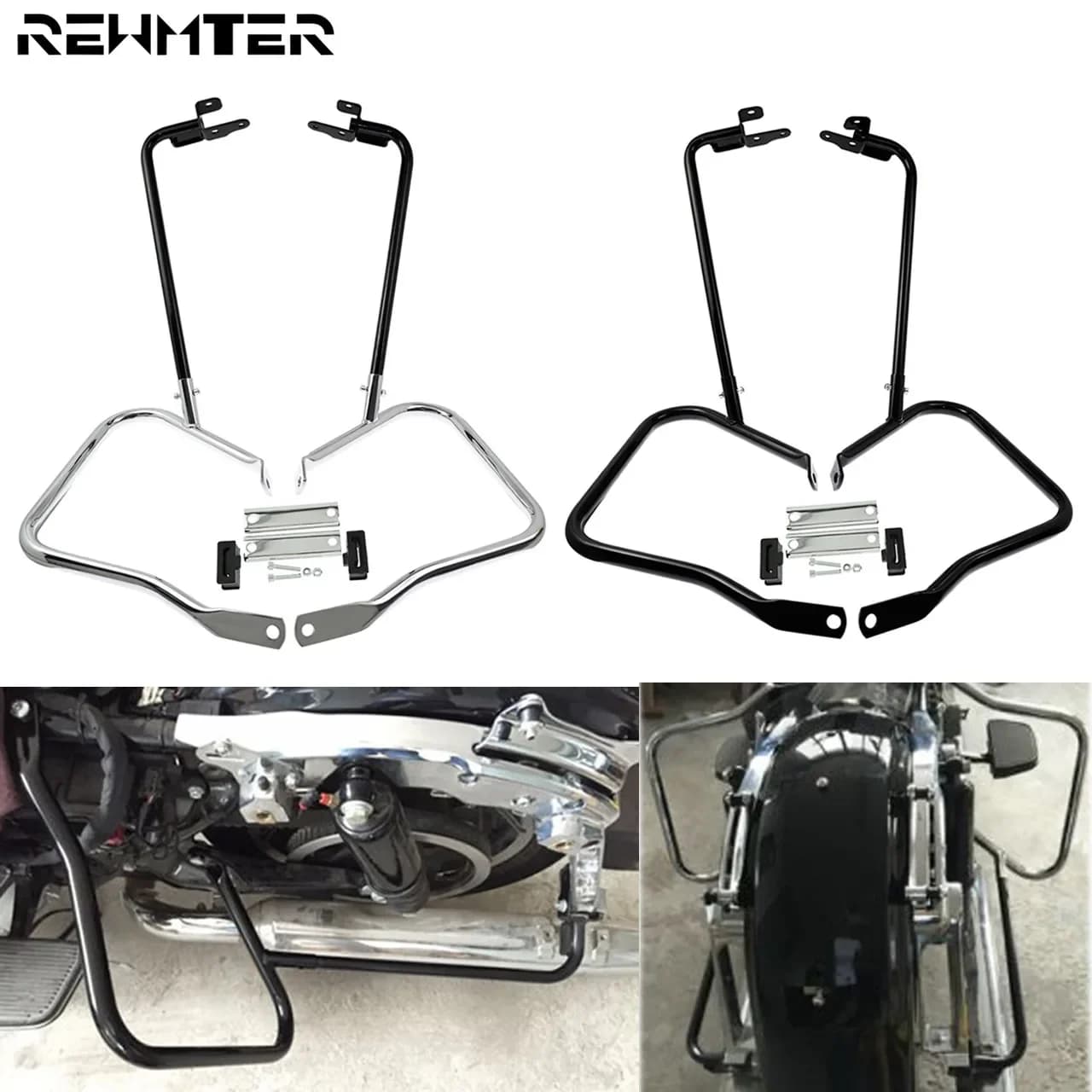Barre de support de sac de selle de moto pour Harley Touring 2014 – 2022 Road King CVO Limited Road Street Glide FLHR FLHTK FLHX
