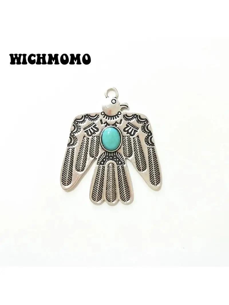 Nouvelle mode, 2 pièces, 52*45MM, pendentifs en alliage de zinc rétro en forme d'aigle, pour la création de bijoux, collier, accessoires faits à la main