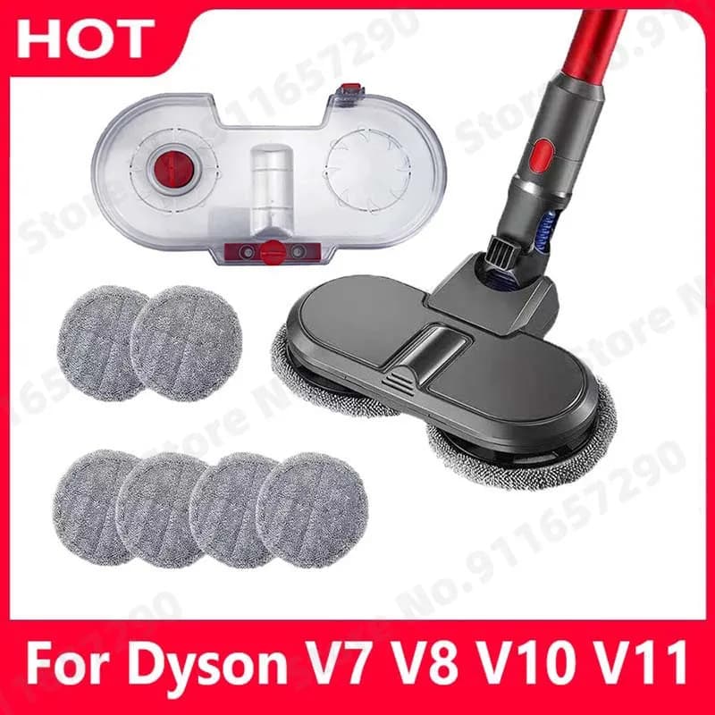 Pièces de tête de vadrouille électrique pour aspirateur Dyson, brosse de sol électrique, eau, livres précieux, accessoires de gril, V7, V8, V10, V11