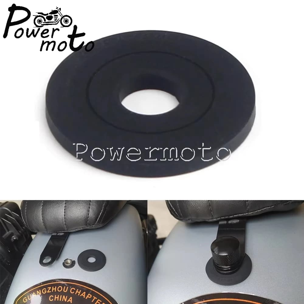 Joint en caoutchouc de montage de siège de garde-boue arrière pour Harley, Touring, Calculatrice, Softail Slim, Sportster, ocia Street, Fat Bob, Low Rider, Large, 34mm