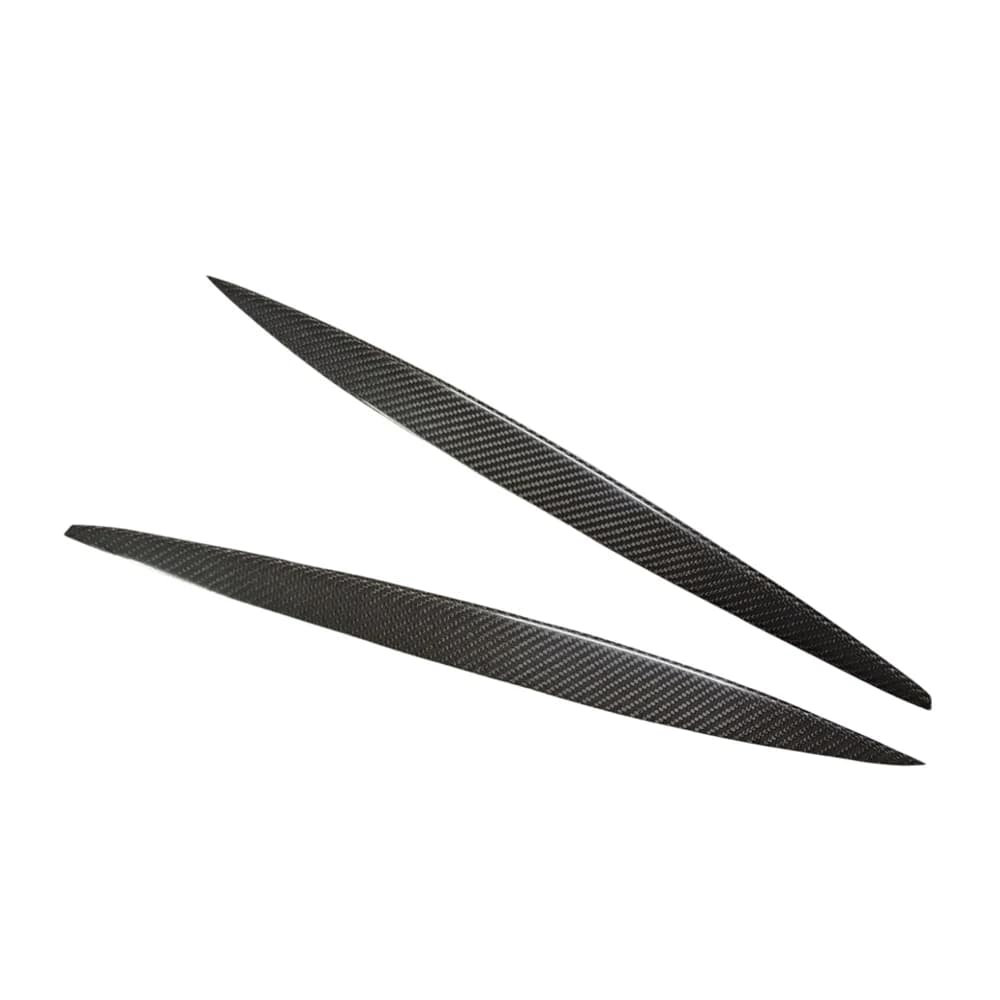 Frisures de phares en fibre de carbone pour Mazda 6 Atenza 2009-2012, en fibre de verre noir mat, kit carrosserie tuning