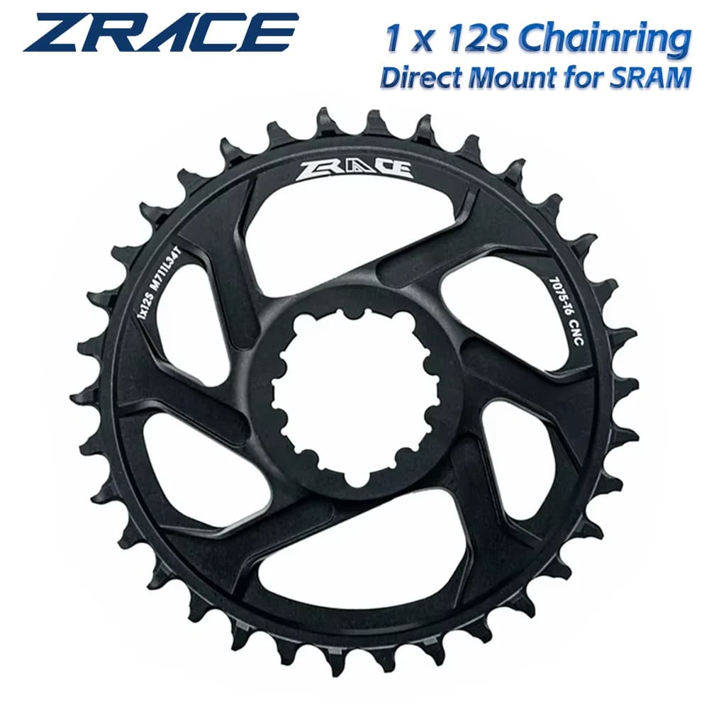 Plateaux de chaîne ZRACE 1 x 12 vitesses, 28/30/32/34/36T, en alliage 7075AL, dureté Vickers 21, déport 6 mm, pour manivelle GXP Direct Mount, compatible Eagle