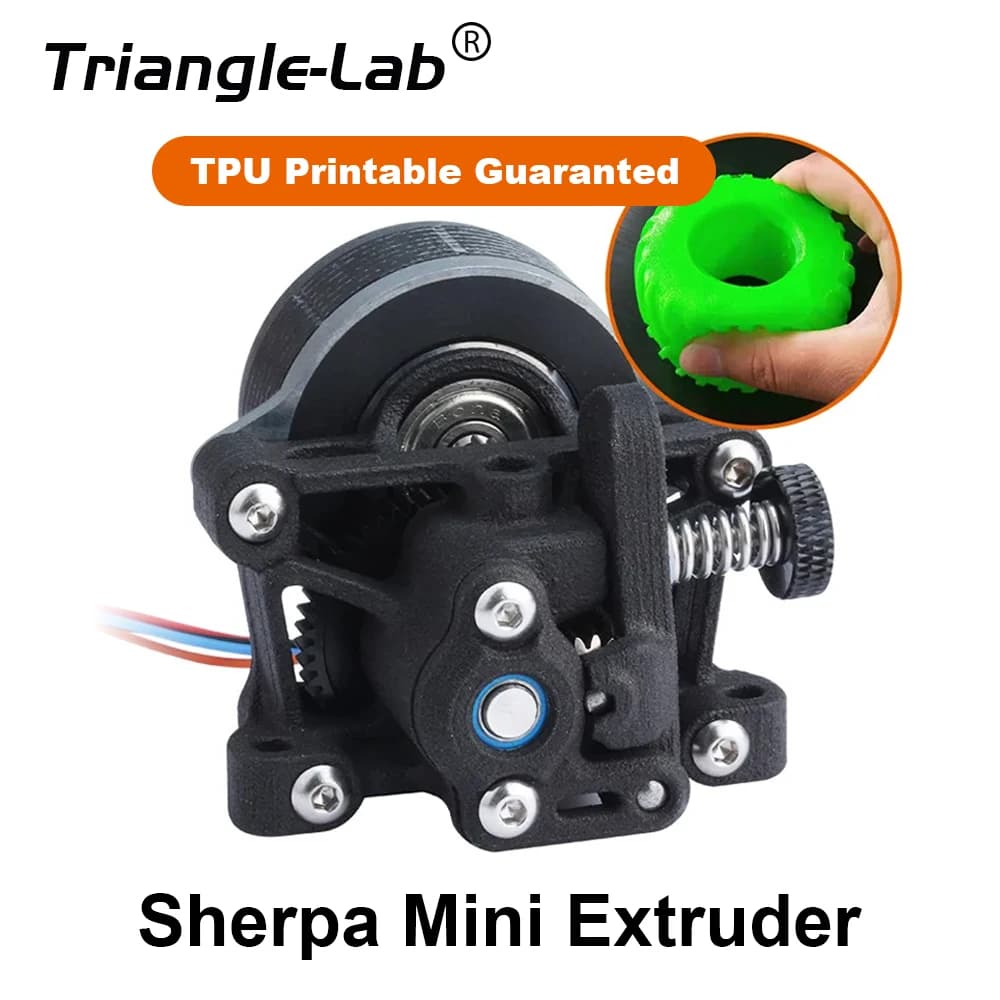 Extrudeur RS Trianglelab Sherpa MINI SLS, moulage par injection, poids léger, extrudeur DDB compatible avec les imprimantes 3D Ender3 CR10 CR6 TEVO