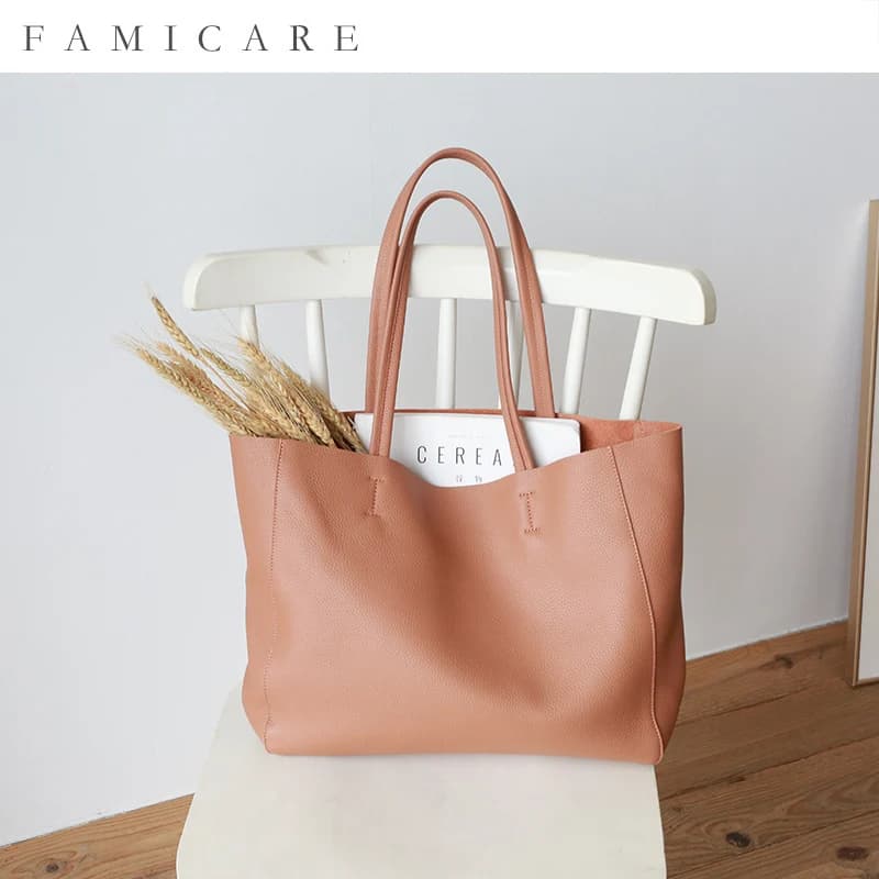 Sac à main de luxe en cuir véritable pour femmes, fourre-tout souple à première couche en cuir de vache, sac à bandoulière pour filles