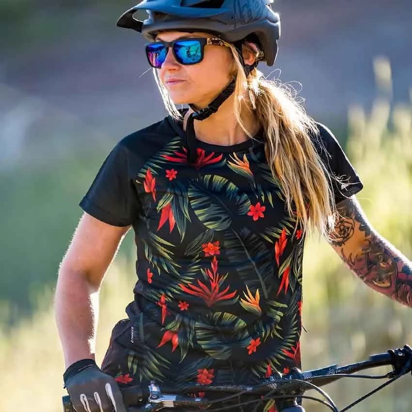 Maillot de VTT pour femme, séchage rapide, pour motocross, descente, cyclisme, enduro