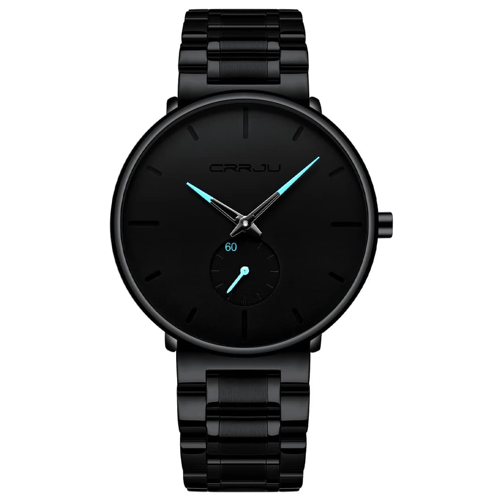CRRJU – montre de luxe pour hommes, bracelet en acier inoxydable, Quartz, Simple, Business, marque supérieure, nouvelle collection 2021