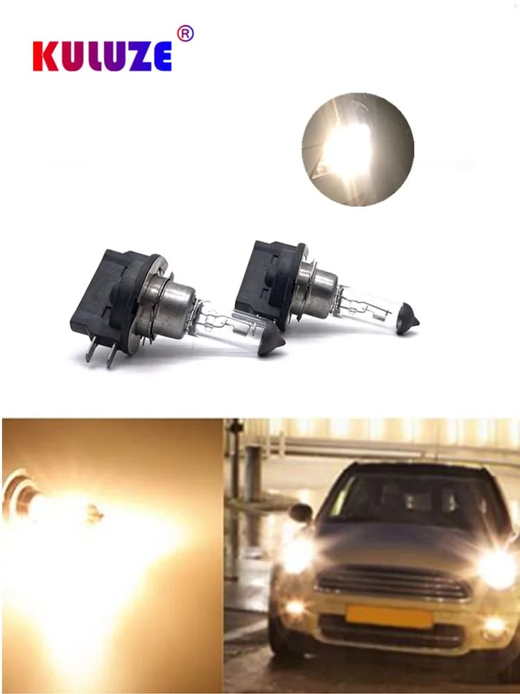 Ampoule de phare halogène H11B 12V55W, 2 pièces, lampe à Quartz clair 3500K