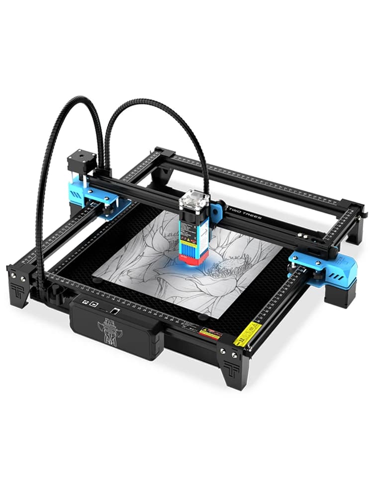TT-5.5S 40W machine de gravure laser cadre machine de gravure laser spot comprimé LD + FAC 5.5W imprimante laser de haute précision rapide machine de découpe laser