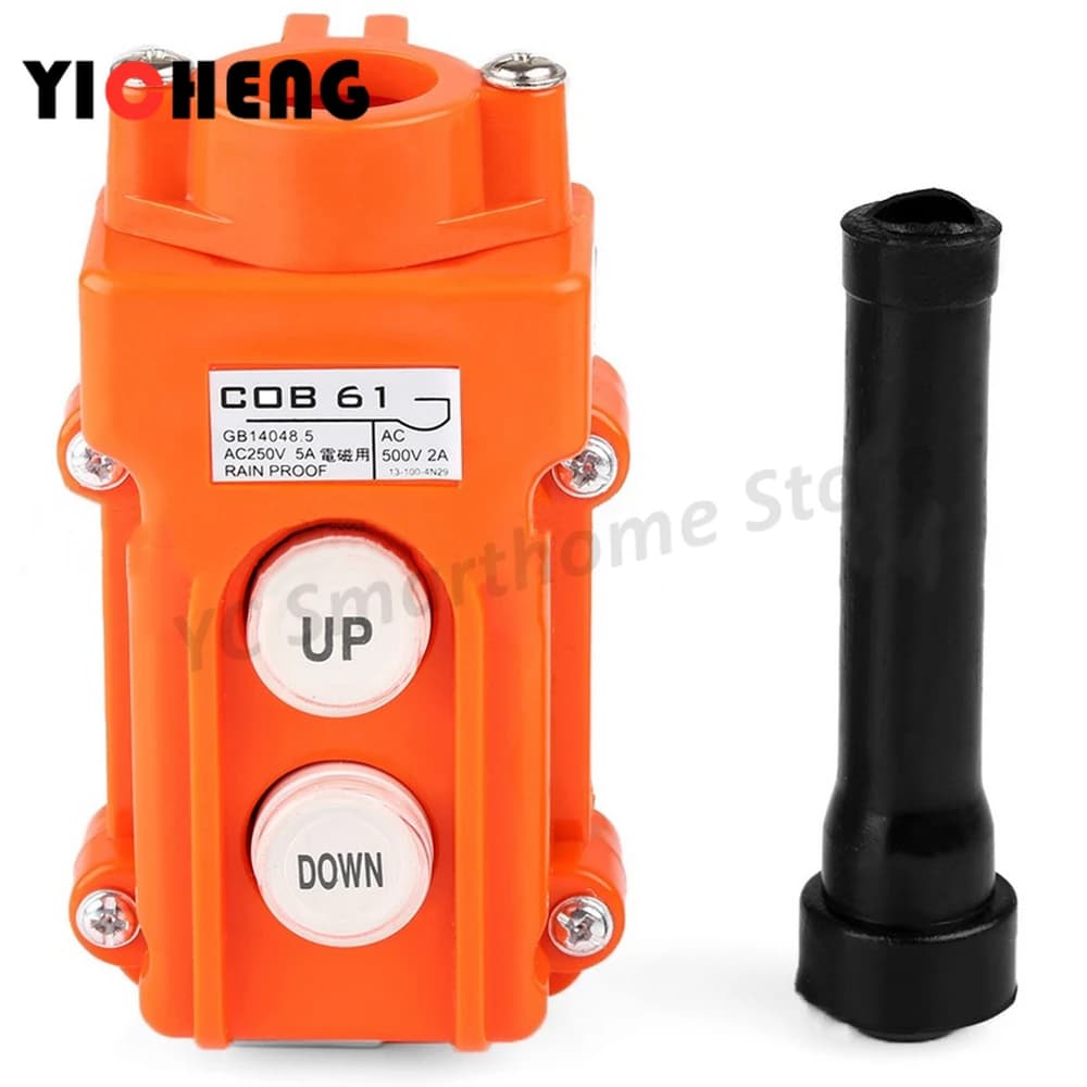 Poignée de commande de grue COB-61, bouton de grue haut et bas, levage de levage électrique