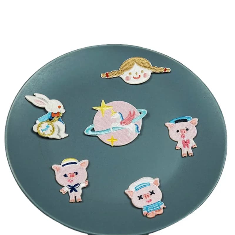Patch brodé à coller, 100 pièces/lot, écharpe Star Planet pour fille, écharpe, vêtements, accessoire de décoration, artisanat, Diy bricolage