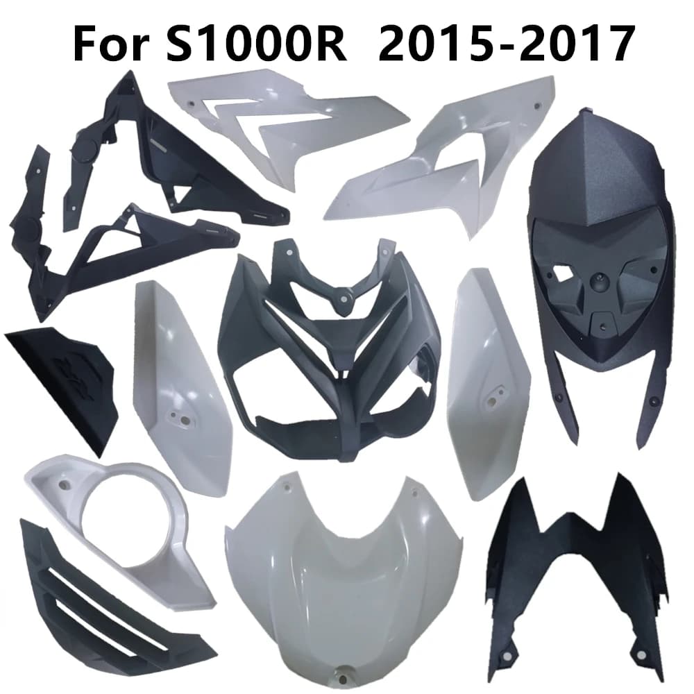 Moto pour BMW S1000R 2015-2016-2017 pièces en plastique non peintes composants carénage arrière queue Injection capot boîtier panneau latéral
