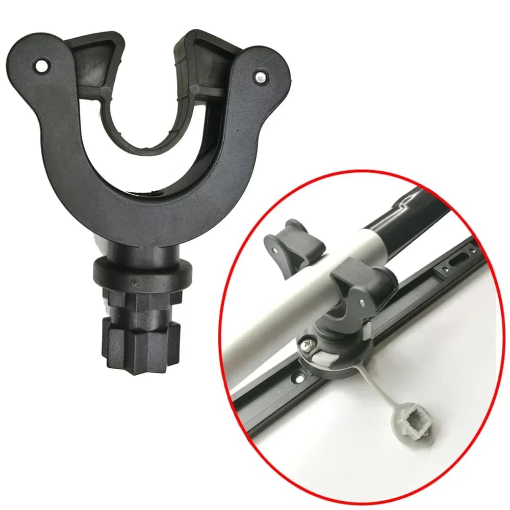 Support de pagaie de Kayak pour bateau gonflable, Clip monté sur rames, poignée SUP, adaptateur de prise de laisse