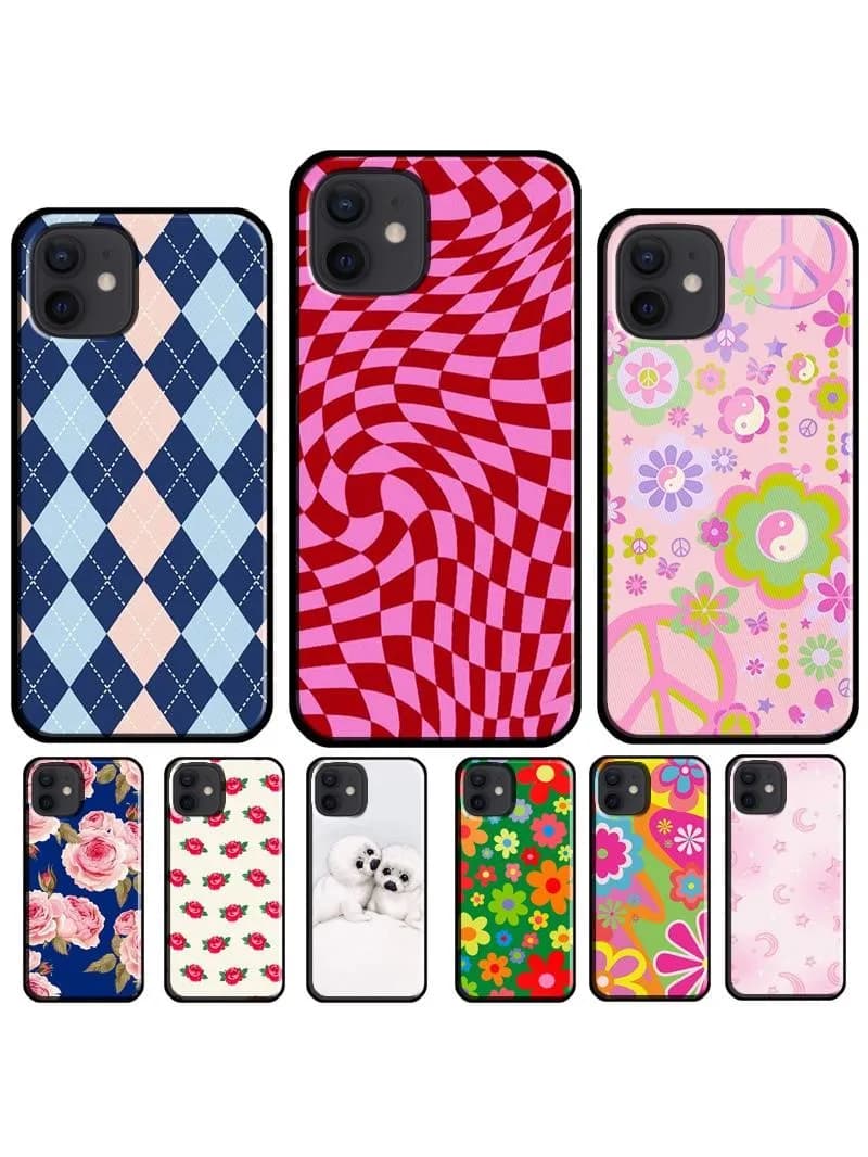 Peacr N Luv Flower Power Slumber Party Coque de téléphone pour iPhone, coque arrière pour iPhone 16 15 12 11 14 Pro Max 13 Mini Plus Poly X XS Max