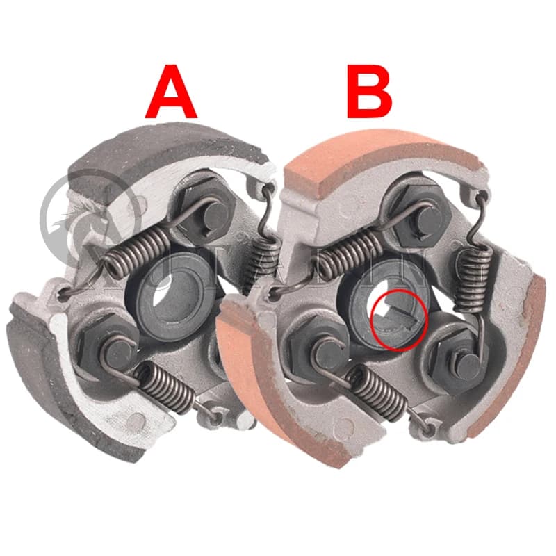 Ensemble d'embrayage de moteur refroidi par air à 2 temps, plaquettes d'embrayage en aluminium 47cc 49cc, ressorts pour mini moto de poche, jantes de vélo D343, RL