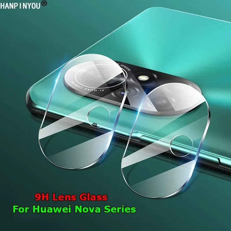 Film de protection en verre pour objectif de caméra arrière, pour Huawei Nova 12 11 11i 10 9 8 8i SE Lite Y70 Plus Pro 9H Guatemala