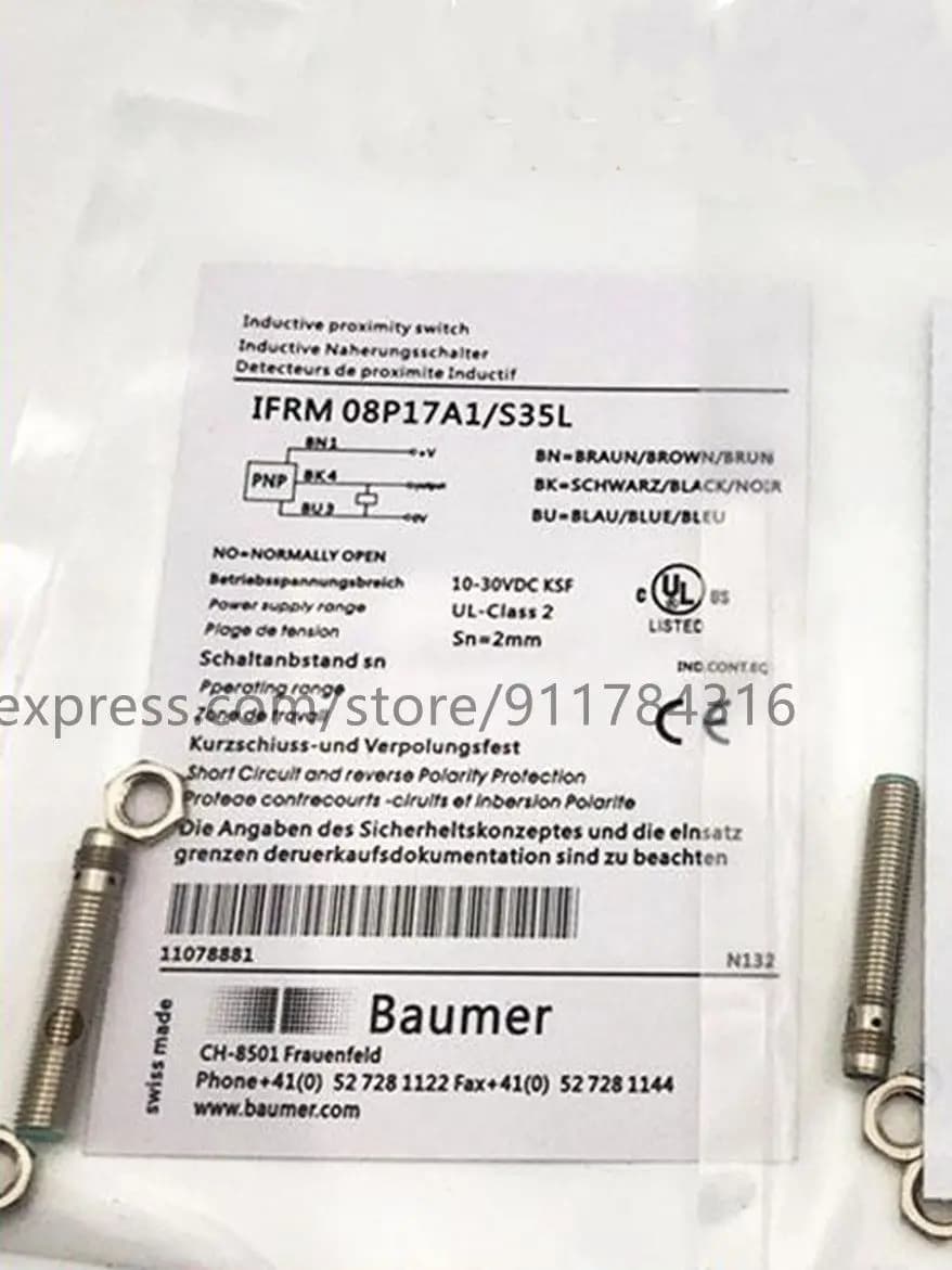 Baumer – IFRM 08P17A1/S35L IFRM 08P17A3/S35L IFRM 08P37A1/S35L IFRM 08P17A1/L IFRM 08P37A1/L IFRM 08N17A1/S35L IFRM 08N37A1/S35L