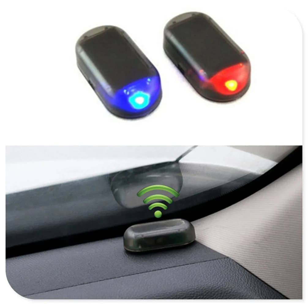 Lampe d'alarme de voiture, Simulation d'énergie solaire, faux antivol, pour BMW série 1 3 4 5 7 X1 X3 X4 X5 X6 E60 E90 F15 F30 F35